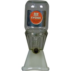 Lyons Orange Flavored Drink Base Syrup Dispenser