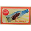 Image 1 : Vintage Coca Cola Litho. Cardboard Advertisement Sign