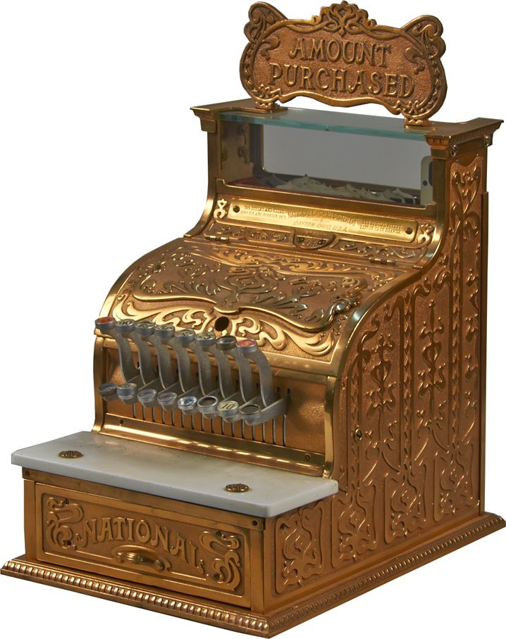 National Cash Register Brass Model 130