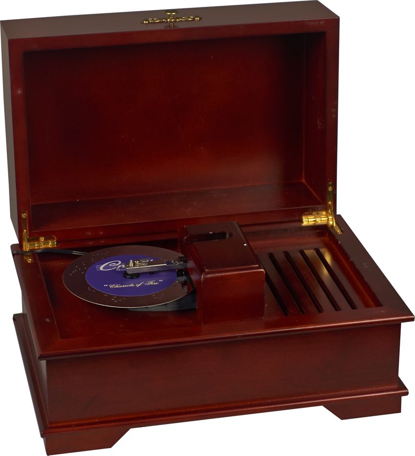 Crosley Music-Wurks Small Tabletop Wooden Music Box