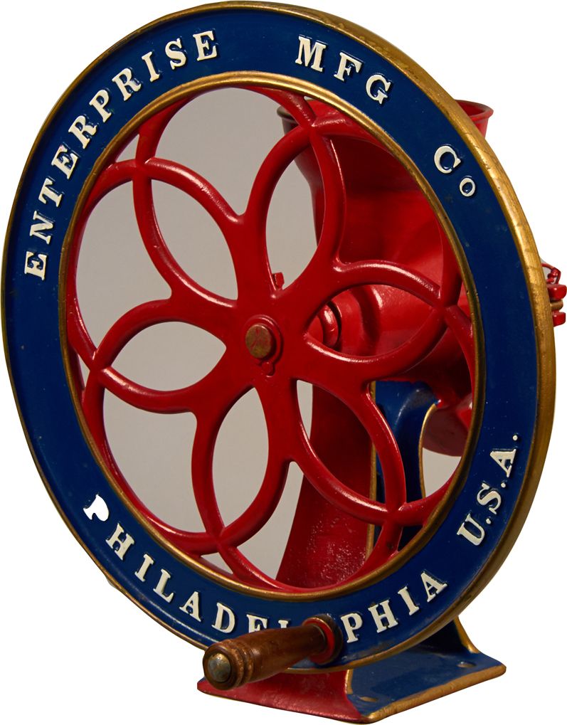 Early Enterprise No. 750 CastIron Wheel Coffee Grinder