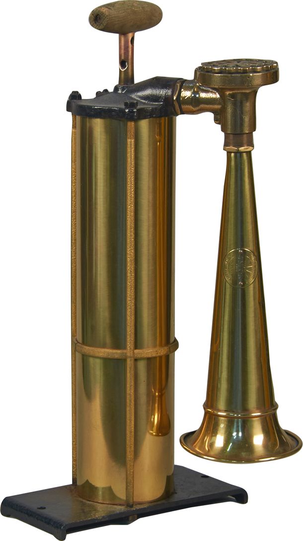 Restored Brass "Tyfon" HandOperated Ship's Fog Horn