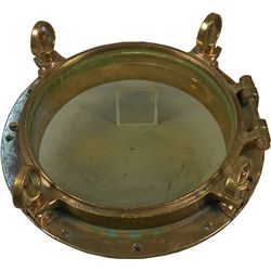 Solid Brass & Glass Ship's Porthole