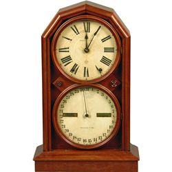 Antique Seth Thomas Mahogany Parlor Calendar Clock