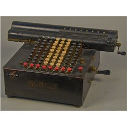 Lot of 2 - Early Metal Adding Machines