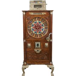 25 Cent Mills Dewey Jackpot Upright Floor Slot Machine