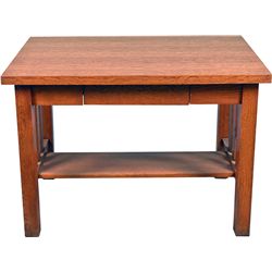 Antique Mission Style Table Desk