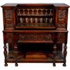 Image 2 : Ornate Carved Wooden Floor Bar Set Furniture