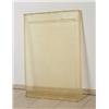 Image 1 : RACHEL WHITEREAD (b. 1963) UNTITLED (CLEAR) India rubber 39 3/4 x 29 3/8 x 3 7/8 in. (101 x 74.5 ...