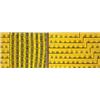 Image 1 : ROY LICHTENSTEIN (1923-1997) YELLOW ABSTRACTION signed and dated "Lichtenstein 68" on the reverse...