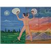 Image 1 : Property From an Important European Collector FRANCESCO CLEMENTE (b. 1952) UNTITLED gouache on pa...