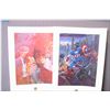 Image 1 : Two unframed limited edition prints including Captain America by artist Tom Palmer and Daredevil Mon