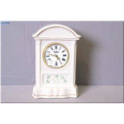 Blue mark Belleek Glenveigh mantle clock