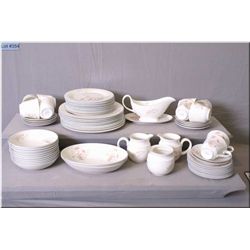 A selection of Royal Vale china including dinner plates, side plates, bread and butter, soup bowls, 