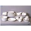Image 1 : A selection of Royal Vale china including dinner plates, side plates, bread and butter, soup bowls, 