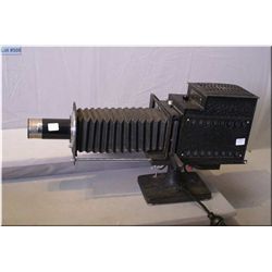 Antique  Magic Lantern  projector from Charles Potter, Toronto with case and original cord, working 