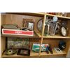 Image 1 : A selection of collectibles including graduated pitcher and bar utensils, interesting bottles and fr