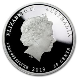 2013 1/2 oz Proof Silver Australian Bush Babies II - Po