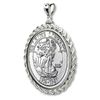 Image 1 : 1 oz Silver Walking Liberty Round Pendant (Rope-ScrewTo