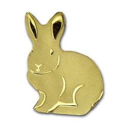 Palau Gold $1 Golden Rabbit Coin (1/2 gram of Pure Gold