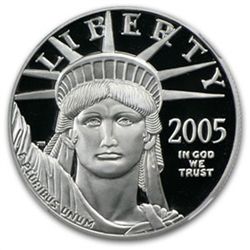 2005-W 1/2 oz Proof Platinum American Eagle PF-70 NGC