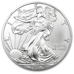 2011 (S) Silver Eagle - MS-70 NGC - Golden Gate Bridge