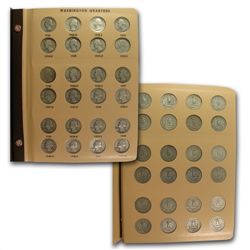 Washington Quarters Set Vintage Silver 1932-1964PDS (In