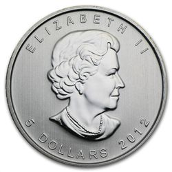 2012 1 oz Silver Canadian Wildlife Series - Moose- Full