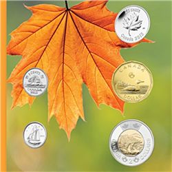 2013 O'Canada 5-Coin Gift Set With Maple Quarter &amp;