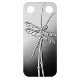 Dragonfly - 1/5 oz Proof Silver Pamp Ingot Pendant