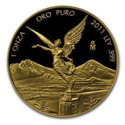 2011 1 oz Proof Gold Mexican Libertad