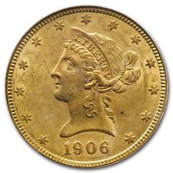 $10 Liberty Gold Eagle - MS-60 PCGS/NGC