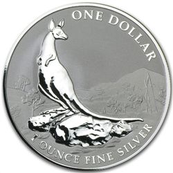 2013 1 oz Australian Silver Kangaroo (In Capsule)