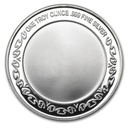 1 oz Be My Valentine Enameled Silver Round (w/box &amp;