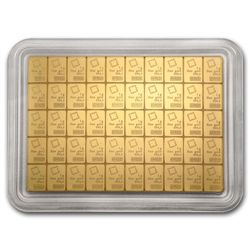 50x 1 gram Valcambi Gold CombiBar