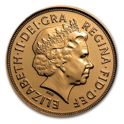 Great Britain 2012 Gold Sovereign AGW .2354