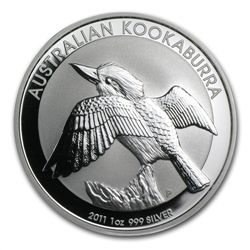 2011 1 oz Silver Australian Kookaburra