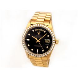 Rolex 18K Yellow Gold Oyster Perpetual Daydate.