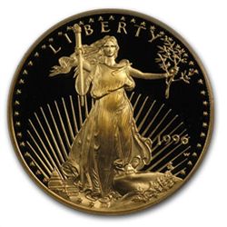 1996-W 1/2 oz Proof Gold American Eagle PR-70 PCGS
