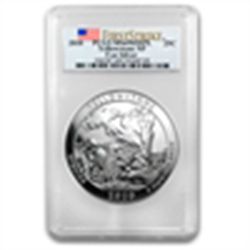 2010 5 oz Silver ATB Yellowstone PCGS MS-69 DMPL First