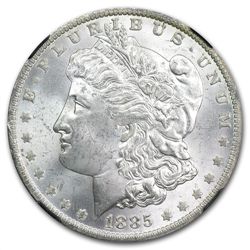 1878-1904 Morgan Dollars - MS-62 NGC Black Holder - 25t