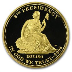 2008-W 1/2 oz Proof Gold Van Buren's Liberty PR-70 DCAM