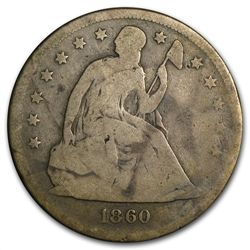 1840-1873 Liberty Seated Dollar - Good