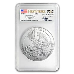 2012-P 5 oz El Yunque SP-69 First Strike PCGS John Merc
