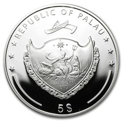 Palau 2011 Proof Silver $5 My Cuddly Bear