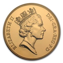 Great Britain 1992 5 Pounds Gold MS-69 PCGS