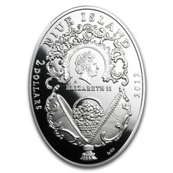 Niue 2012 Silver Imperial Faberge Eggs - 100th Anniv. o
