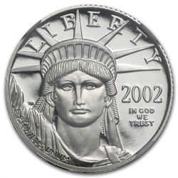 2002-W 1/10 oz Proof Platinum American Eagle PF-70 NGC