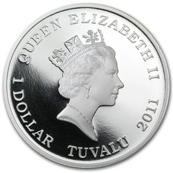 2011 1oz Proof Silver Golden Hind - Ships that Changed