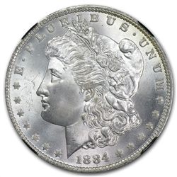 1878-1904 Morgan Dollars - MS-65 NGC Black Holder - 25t